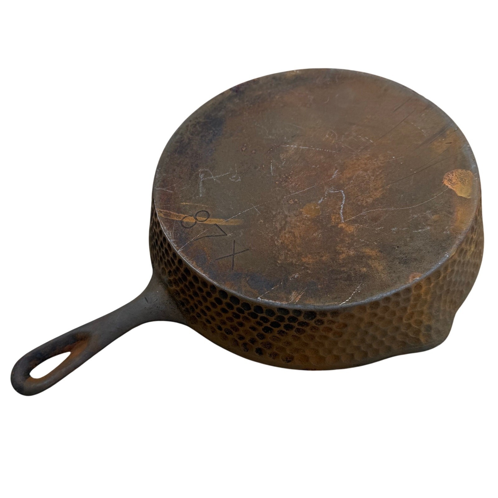 Vintage ~ 10.25” Chicago Hardware Foundry Cast Iron Hammered Skillet 87x Vintage ~ 10.25” Chicago Hardware Foundry Cast Iron Hammered Skillet 87x