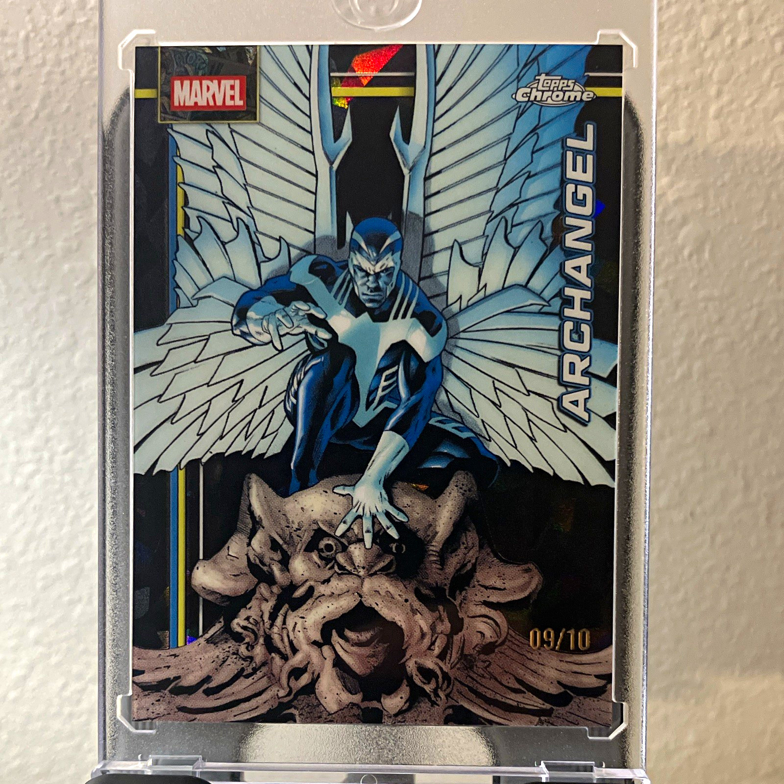 Topps 2026 Topps Chrome Marvel Sapphire Archangel #105 Serial Numbered 09/10 Topps 2026 Topps Chrome Marvel Sapphire Archangel #105 Serial Numbered 09/10