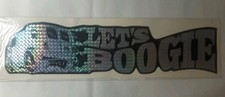Vintage NOS LET'S BOOGIE Custom Van Decal Rainbow Magnetics Holographic 15
