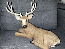 Vintage 1984 Homco Resting Deer Buck Figurine #267 - 11