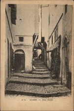 Rue Arabe Algiers Algeria vintage postcard n244 picture