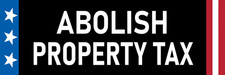 Abolish Property Tax Magnet Large 3x10 Bumper Sticker Size Homes are Not Cash picture