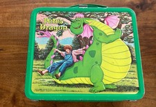 VTG 1977 Walt Disney Pete's Dragon Aladdin Metal Lunchbox Helen Reddy picture