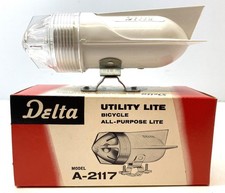 NOS vintage Delta UTILITY LITE bicycle LIGHT A-2117 CLEAR picture
