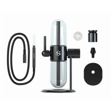 Stundenglass Gravity Hookah infuser Water Pipe - Black Full Size Glass Hookah picture