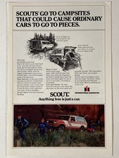 1980 International Harvester Scout Print Ad Campsites picture