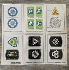 Vintage PPC 1979 Star Trek Movie Decal Complete Lot Of 6 Series # 4 Thru 9 picture