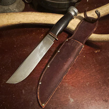 Vintage KaBar / Union cutlery co trail blazer 8” blade & original sheath *RARE* picture