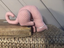 Vintage Handmade Fabric Cat Shelf Sitter Stuffed Kitty Primitive Country Decor picture