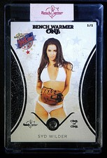 2024 Bench Warmer One Syd Wilder ALL STARS BLACK FOIL PARALLEL 1/1 picture