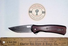 Buck 346 Vantage Large Folding Pocket Knife Rosewood USA Made 2020 picture