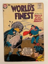 WORLD'S FINEST #95 (1958) SILVER AGE COMIC - est G+ (2.5) picture