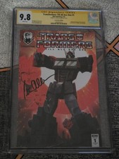 Transformers:Till All Are One #1 JUNE1,2016 CGC9.8 Signed Peter Cullen picture