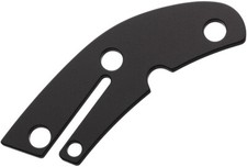 Flytanium Spyderco Delica Black Titanium Backspacer 0648BK picture