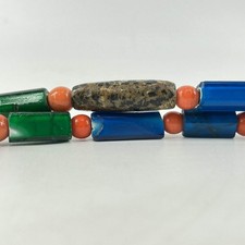 Nueva Cadiz Blue Trade Beads 34inch picture
