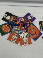 Vintage 1997-2000 Halloween Mini Gift Bags Lot 12 Renaissance Lindy Bowman NOS picture