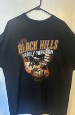 NWT Harley Davidson Black Hills Shirt 2XL Rapid City SD Shifter Graphic Tee 2017 picture