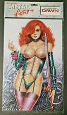 Joseph Michael Linsner's Dawn Lucifer's Halo # 1 Metal Art Poster Sealed New 702 picture