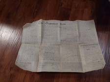 1845 Deed John Teese Ship Carpenter  Philadelphia PA Federal St Property picture