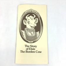 Borden Milk- The Story Of Elsie The Borden Cow 1970's Booklet In VG Condition picture