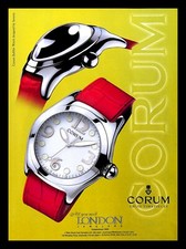 2000 Corum Swiss Timepeace Bubble Watch Vintage PRINT AD Severin Jewelry  picture