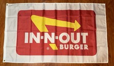 In-N-Out Burger 3x5 Feet Flag Banner restaurant gift memorabilia decor picture