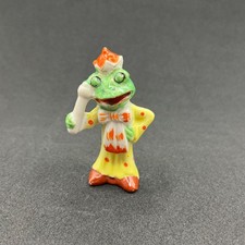 Vtg Japan Anthropomorphic Frog Talking On Phone Figurine Porcelain Desk Decor picture