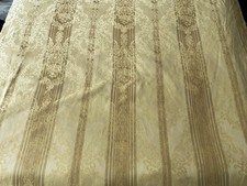 Vintage Butter Yellow and Gold Jacquard Upholstery Fabric - 3 yards picture