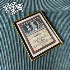 Antique 1924 Sports Certificate (Certificate) - Athletics / Athletics - Vintage picture
