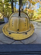 Vintage 1965-66 Cairns & Brother 5a New Yorker Leather Firefighter Helmet picture