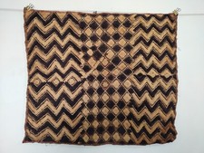 Vintage Kuba Cloth Raffia Textile Traditional African woven Tribal Congo item894 picture