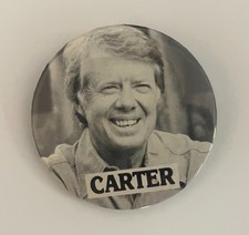 Jimmy Carter Vintage Pinback Political Button picture