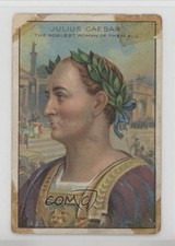 1911 ATC Men and Women of History T68 Pan Handle Scrap Blue Julius Caesar 0v3e picture