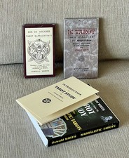 OOP Double Facsimile of 1889 and 1926 Major Arcana Tarot by Oswald Wirth 2020 picture