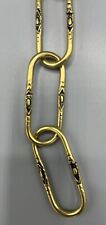 Vintage Brass Plate Ornate Chain For Swag Lamps And Chandelier 3 Feet picture