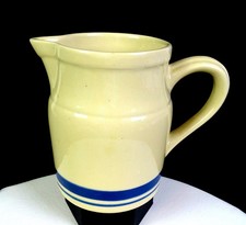 Western Stoneware Co Blue Banded Farmhouse Kitchen 5 7/8