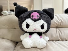 Brand New Sanrio Kuromi Fluffy Plushie Super Big 50cm Japan Authentic Licensed picture