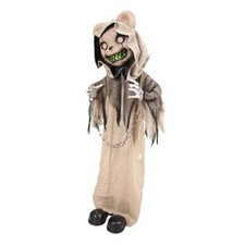 3.3-ft Animated Burlap Bear Animatronic - Stands 3.3-ft picture
