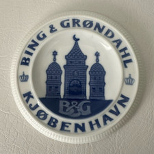 RARE Bing and Grondahl DEALER SIGN / Plate Vintage, 5.5