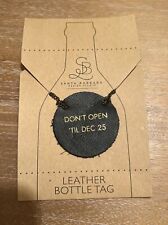 NORDSTROM Holiday Leather Bottle Tags 