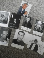 TOM STOPPARD 1937-2025 SIGNED PHOTO +7,WARREN MITCHELL 1926-2015,JEREMY IRONS, picture