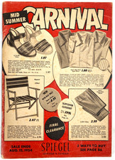 1954 SPIEGEL DEPARTMENT STORE CATALOG Vintage Mid Summer Carnival Sale CHICAGO picture