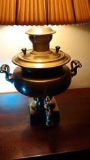 samovar lamp, rare, unique, conversation piece picture