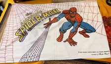 Vintage 1982 Amazing Spider-Man Pillowcase Wardle Fabrics Marvel Comic EVC Rare picture
