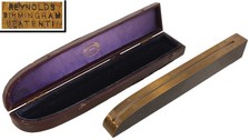 J.A. Reynolds, Birmingham Ebony Body Inclinometer Level - mjdtoolparts picture