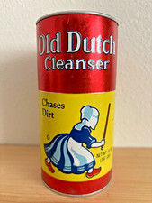 Vintage Old Dutch Cleanser Chases Dirt 14 oz ~ Discontinued ~ USA Made ~ NEW NOS picture