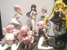 ToLOVEru Figure Lot 7 Pieces Collectible Anime Figures Authentic Japan picture