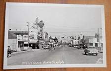 North Bend Washington Street Scene Hotel Cafe Ellis Real Photo Postcard RPPC picture