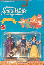 Vintage Mattel Disney Snow White Evil Queen Prince Charming PVC Figures Set New picture