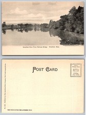 Westfield River From Railroad Bridge MA Postcard American News Co. 1907-1915 picture